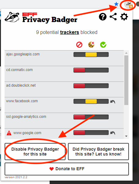 Privacy Badger AdBlocker